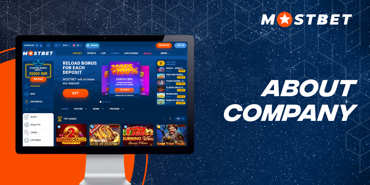 A detailed description of the online casino company Mostbet
