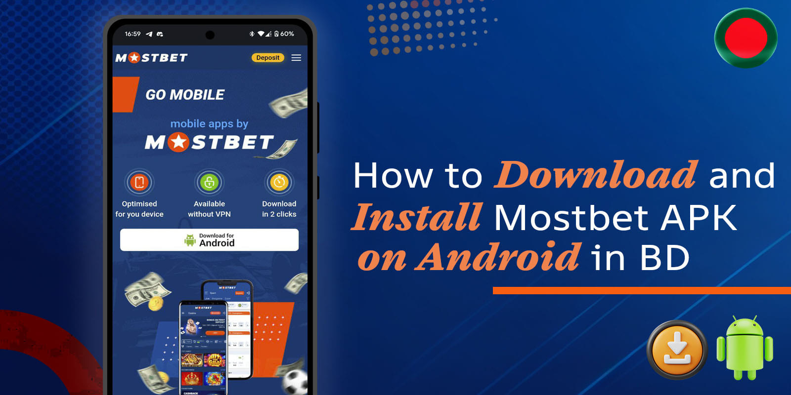 Mostbet app for Android