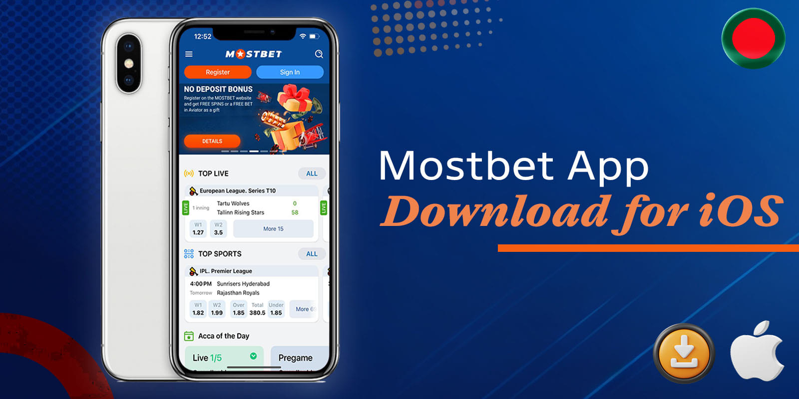 Mostbet app for iOS