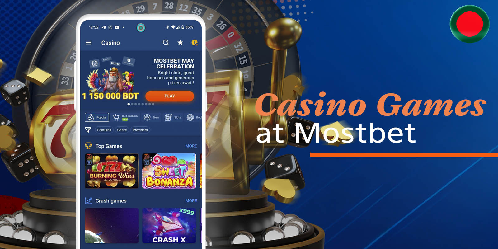 Casino Games at Mostbet