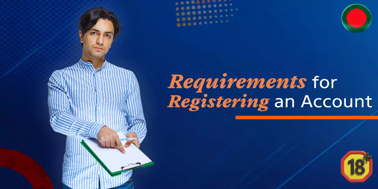 Requirements for registering